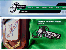 Tablet Screenshot of ironsidesrugby.com